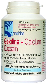 Schneider Gelatine und Calcium Kapseln